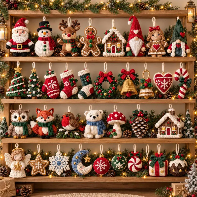 180+ Christmas Crochet Patterns Bundle PDF | PLR & MRR Resell Rights