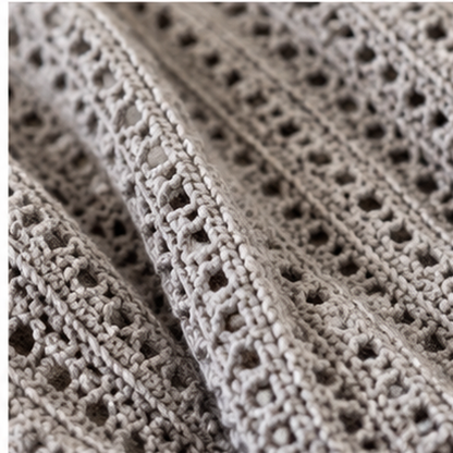 Julie Crochet Shirt Pattern PDF | Oversized Mesh Cardigan Made to Measure