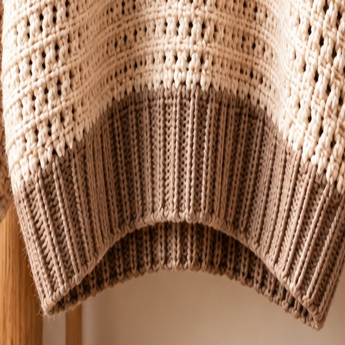 Striped Turtleneck Crochet Sweater Pattern PDF | Sizes XS–5XL
