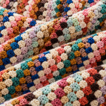 Granny Stitch Cardigan Crochet Pattern – Long Striped Sweater PDF, S–3XL