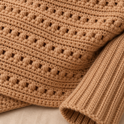 Sleeved Crochet Wrap Pattern PDF, Oversized Scarf Sweater, Women XS–5XL