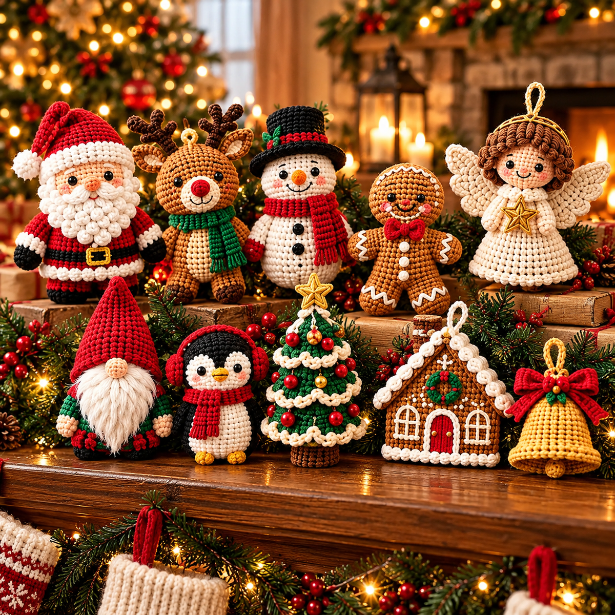 180+ Christmas Crochet Patterns Bundle PDF | PLR & MRR Resell Rights