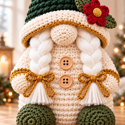 Christmas Gnome Couple Crochet Pattern PDF | Nordic Amigurumi Dolls