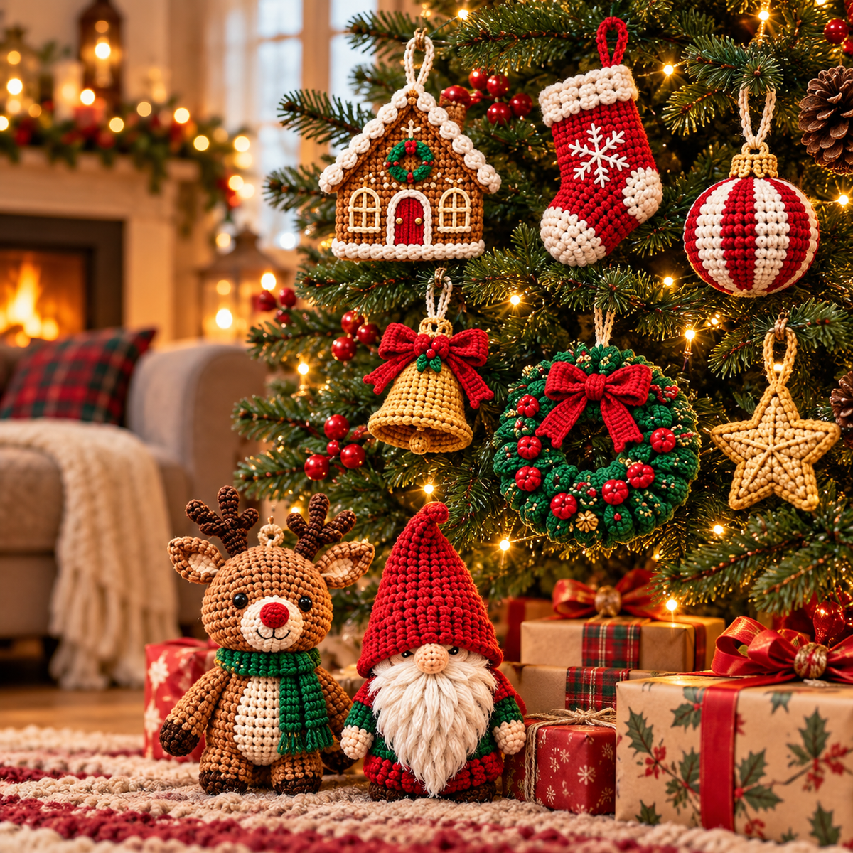 180+ Christmas Crochet Patterns Bundle PDF | PLR & MRR Resell Rights