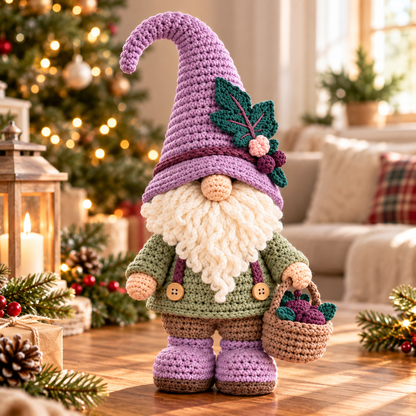 Seasonal Gnome Crochet Pattern Bundle PDF | 3 Holiday Amigurumi Dolls