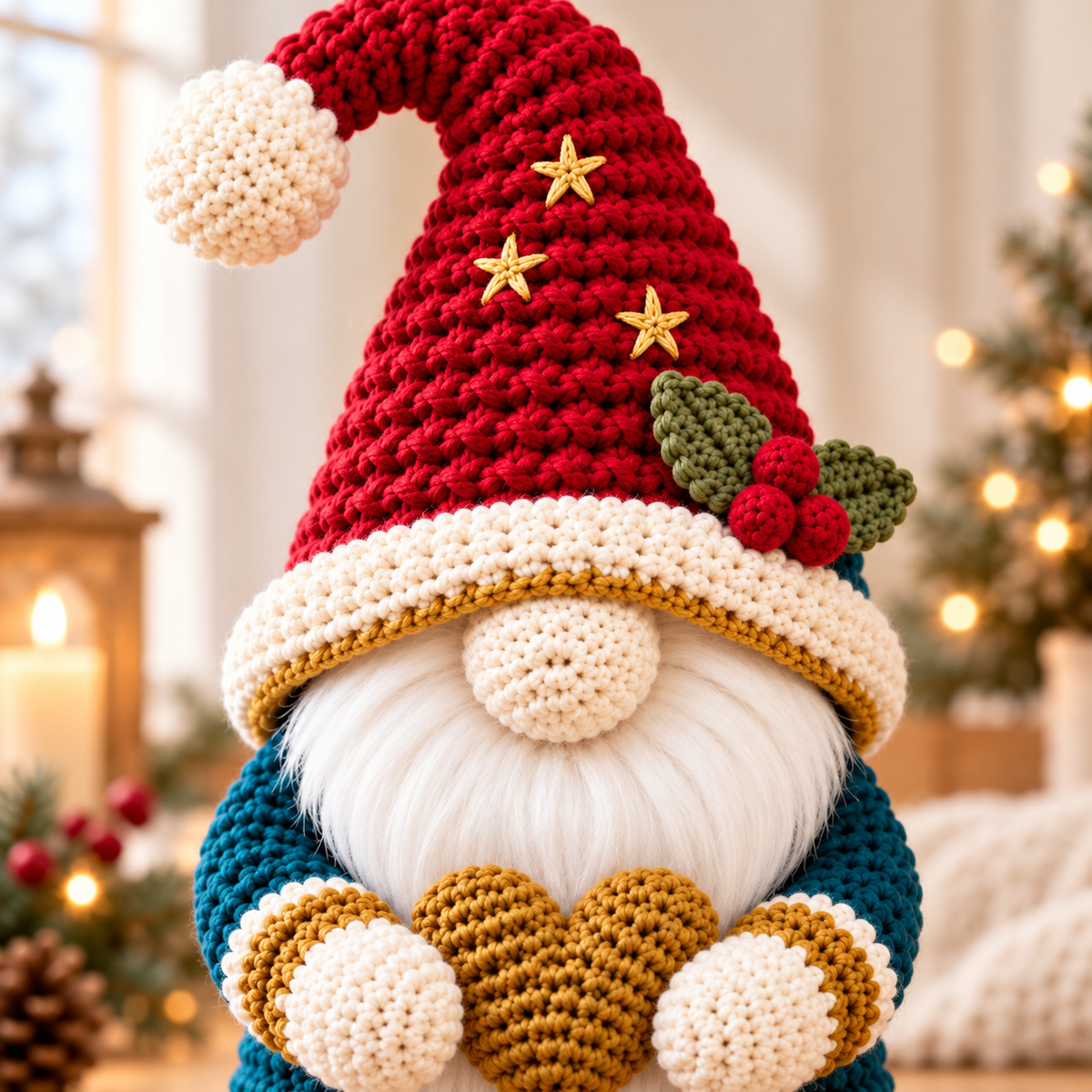Christmas Gnome Couple Crochet Pattern PDF | Nordic Amigurumi Dolls