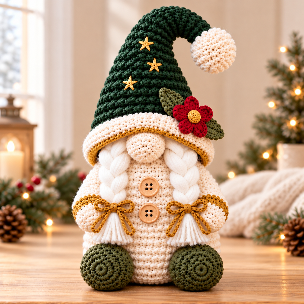 Christmas Gnome Couple Crochet Pattern PDF | Nordic Amigurumi Dolls