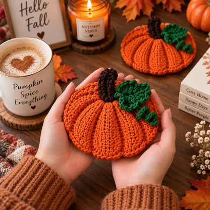 Crochet Pumpkin Table Runner Pattern PDF | Fall & Thanksgiving Decor