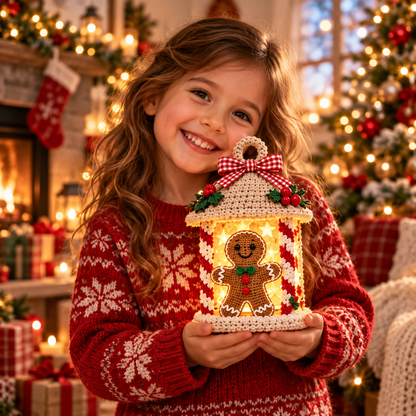 8 Christmas Crochet Lantern Patterns PDF | Winter Village LED Decor Bundle