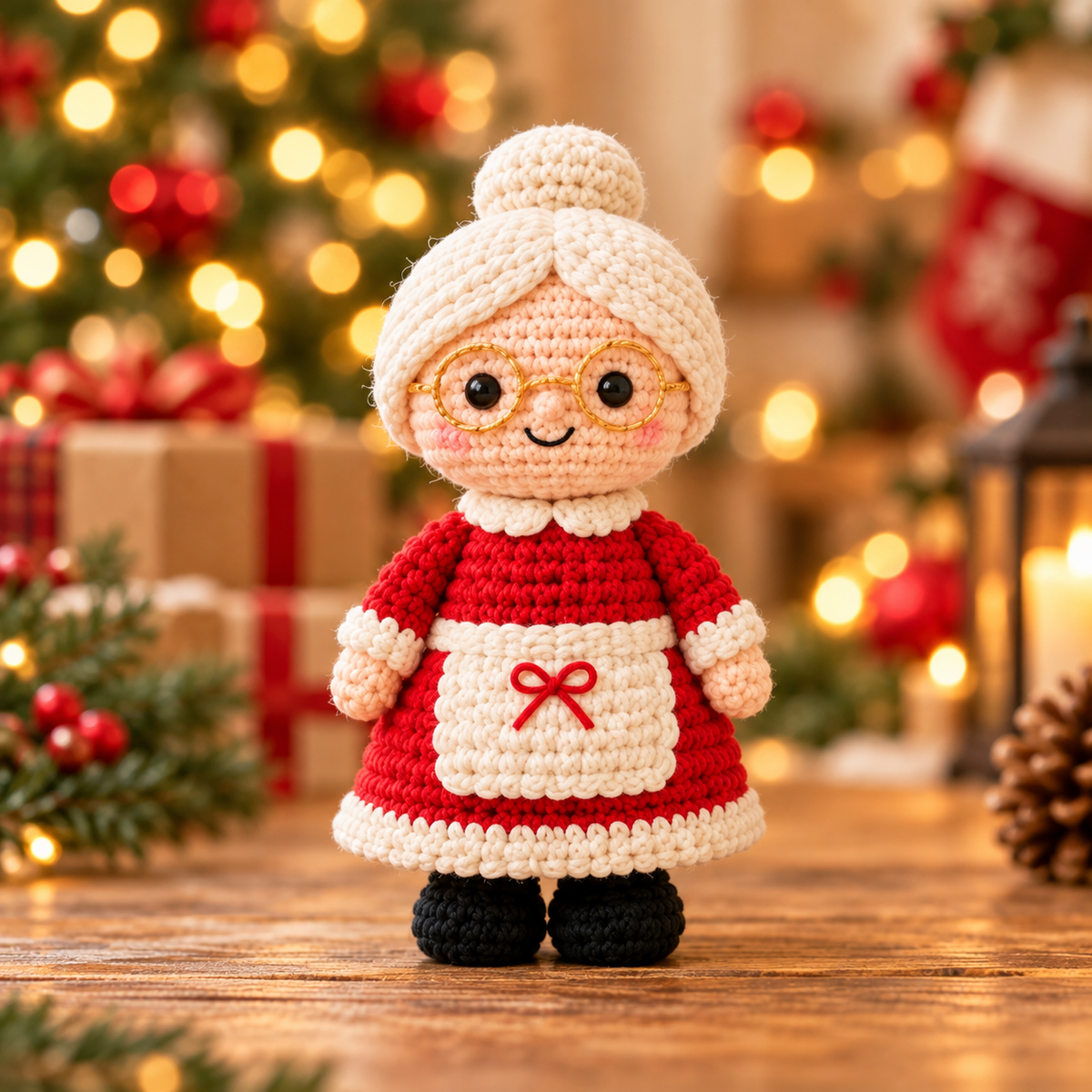 Christmas Crochet Dolls Pattern Bundle PDF | Santa, Mrs. Claus, Elf, Snowman & Reindeer