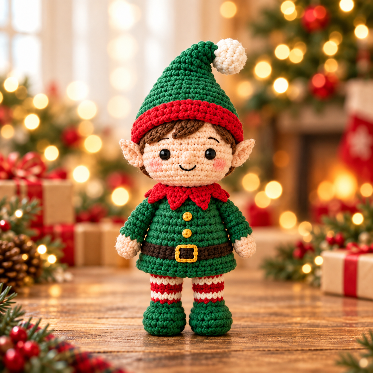 Christmas Crochet Dolls Pattern Bundle PDF | Santa, Mrs. Claus, Elf, Snowman & Reindeer