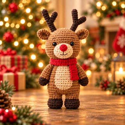 Christmas Crochet Dolls Pattern Bundle PDF | Santa, Mrs. Claus, Elf, Snowman & Reindeer